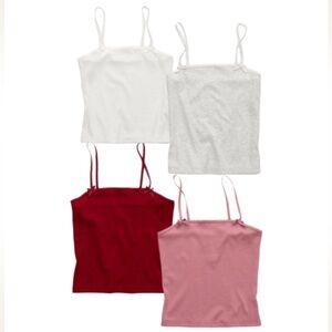 *SET OF 4* AE Lace Trim Camisoles